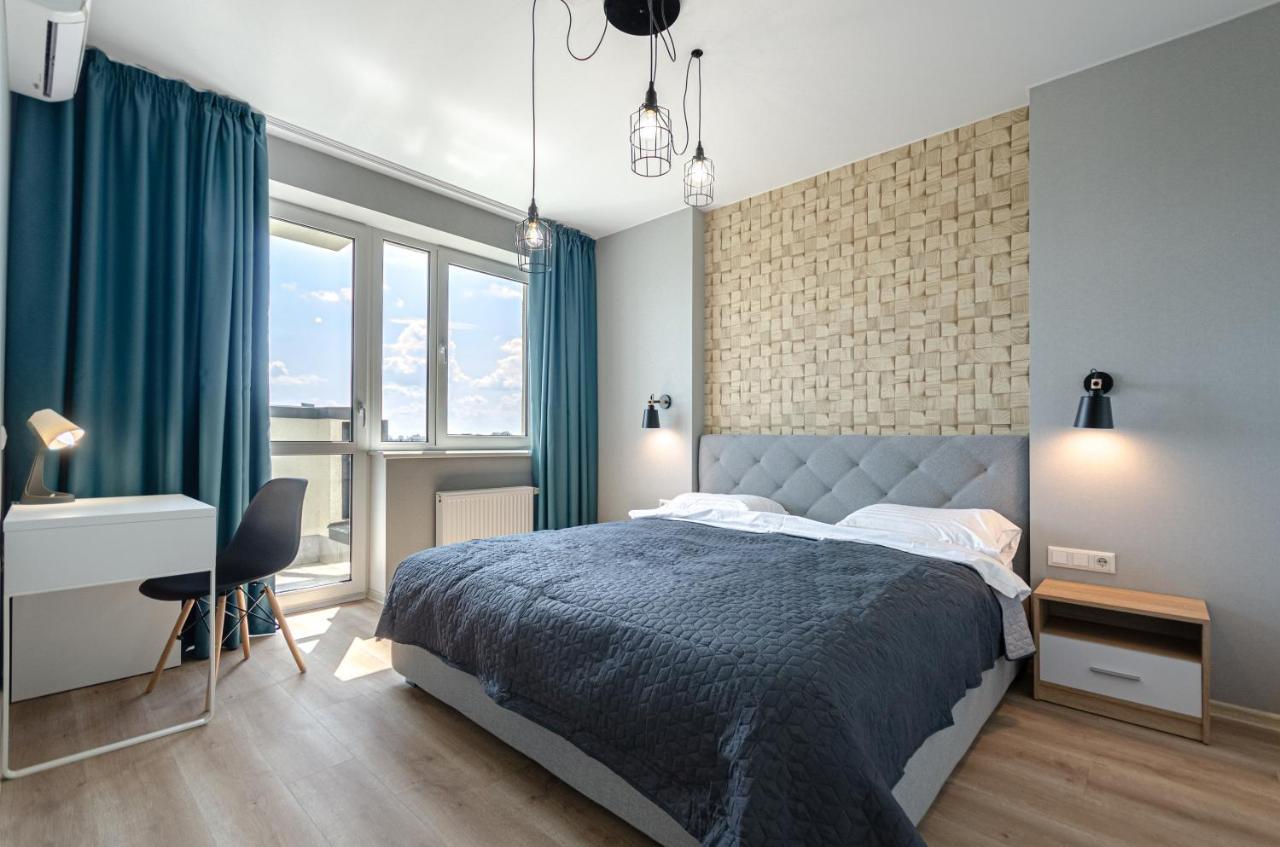 Petrovdom 5-25 In Cozy Apartment In Residential Complex "Beresteiskyi" Kijev Kültér fotó